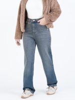 شلوار جین رگولار قد 110 کم کش کد 22122 - Image 3