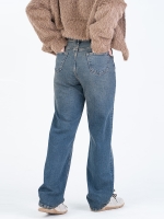 شلوار جین رگولار قد 110 کم کش کد 22122 - Image 2