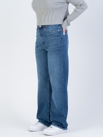 شلوار جین رگولار قد 110 کم کش کد 22125 - Image 3