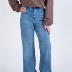 شلوار جین بگ قد 110 کم کش کد 22135