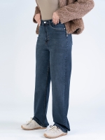 شلوار جین رگولار قد 110 کم کش کد 22148 - Image 3