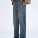 شلوار جین رگولار قد 110 کم کش کد 22150