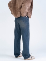 شلوار جین رگولار قد 110 کم کش کد 22150 - Image 2