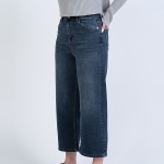 شلوار جین بگ قد 90 کم کش کد 22157