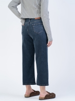 شلوار جین بگ قد 90 کم کش کد 22157 - Image 2