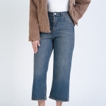 شلوار جین بگ قد 90 کم کش کد 22159