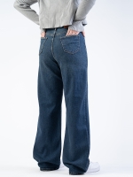 شلوار جین بگ قد 110 کم کش کد 22175 - Image 2