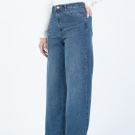 شلوار جین بگ قد 110 کم کش کد 22177