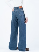 شلوار جین بگ قد 110 کم کش کد 22177 - Image 2