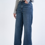 شلوار جین بگ قد 110 کم کش کد 22178