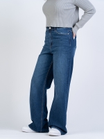 شلوار جین بگ قد 110 کم کش کد 22181 - Image 2