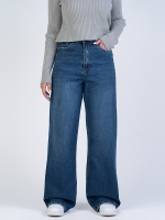 شلوار جین بگ قد 110 کم کش کد 22182 - Image 3