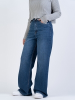 شلوار جین بگ قد 110 کم کش کد 22182
