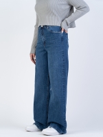 شلوار جین بگ قد 110 کم کش کد 22184 - Image 4