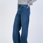 شلوار جین بگ قد 110 کم کش کد 22184