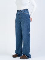 شلوار جین بگ قد 110 کم کش کد 22185 - Image 4