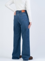 شلوار جین بگ قد 110 کم کش کد 22185 - Image 2