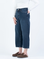 شلوار جین کراپ رگولار قد 90 کد 22196 - Image 2