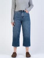 شلوار جین کراپ رگولار قد 90 کد22197