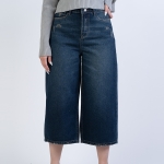 شلوار جین کراپ واید لگ قد 85 کد 22202