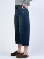 شلوار جین کراپ واید لگ قد 85 کد 22202 - Image 2