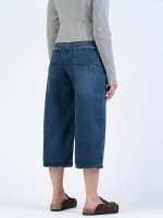 شلوار جین کراپ واید لگ قد 85 کد 22203 - Image 2