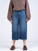 شلوار جین کراپ واید لگ قد 85 کد 22207 - Image 3