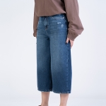 شلوار جین کراپ واید لگ قد 85 کد 22207