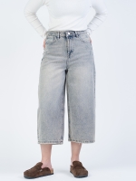 شلوار جین کراپ واید لگ قد 85 کد 22208 - Image 3