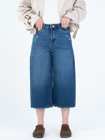 شلوار جین کراپ واید لگ قد 85 کد 22209 - Image 2