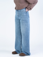 شلوار جین بگ قد 115 دمپا کات کد 22224