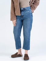 شلوار جین استریت قد 90 دمپا کات کد 22235