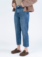 شلوار جین استریت قد 90 دمپا کات کد 22235 - Image 2