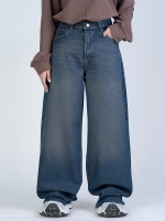 شلوار جین واید لگ قد 110 کد 22236