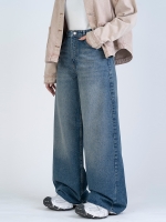 شلوار جین واید لگ قد 110 کد 22238