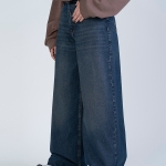 شلوار جین واید لگ قد 110 کد 22239