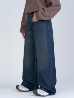 شلوار جین واید لگ قد 110 کد 22239