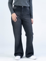 شلوار جین فلر قد 110 مشکی کد 22292