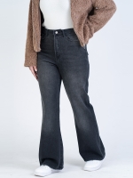 شلوار جین فلر قد 110 مشکی کد 22297 - Image 3