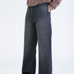شلوار جین بگ قد 110 مشکی کد 22327