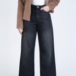 شلوار جین بگ قد 110 مشکی کد 22330