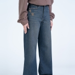 شلوار جین بگ قد 115 دمپا کات کد 22386