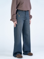 شلوار جین بگ قد 115 دمپا کات کد 22386
