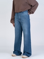 شلوار جین بگ قد 115 دمپا کات کد 22391