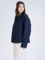 شومیز پارچه ای اوشن سرمه ای کد 22425 - Image 4