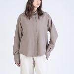 شومیز پارچه ای اوشن نسکافه ای کد 22433