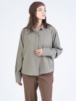 شومیز پارچه ای اوشن سبز کد 22435 - Image 7