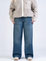 شلوار جین بگ قد 110 کد 22464 - Image 3