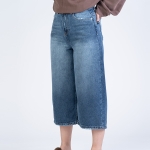 شلوار جین کراپ واید لگ قد 85 کد 22483