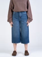 شلوار جین کراپ واید لگ قد 85 کد 22484 - Image 2